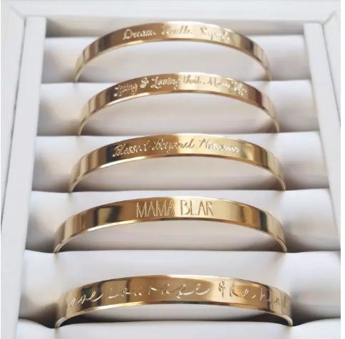 Engraved Quarter Inch Cuff – Only $11.99!