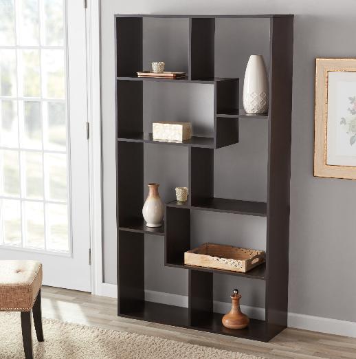 Mainstays 8-Cube Bookcase (Espresso) – Only $39 Shipped!