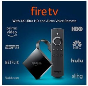 Fire TV with 4K Ultra HD and Alexa Voice Remote $39.99!