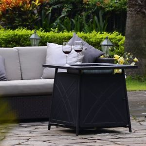 Outdoor Propane Fire Pit Patio Heater Gas Table Only $135.00 Shipped!