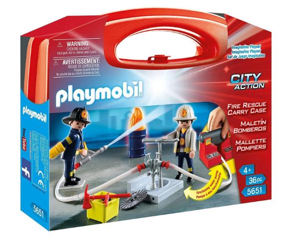 PLAYMOBIL Fire Rescue Carry Case – Only $5.99! *Add-On Item*