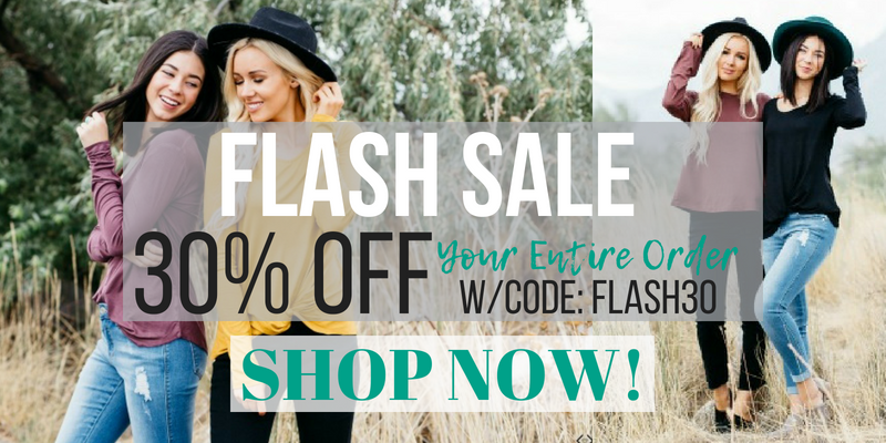 Cents of Style Bold & Full Wednesday! 30% Off Flash Sale! FREE SHIPPING!