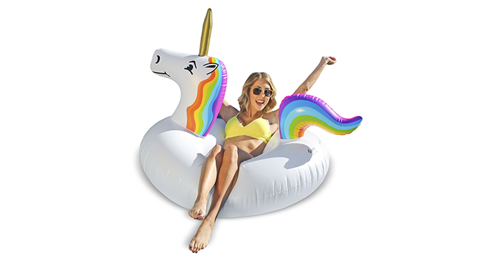GoFloats Unicorn Party Tube Inflatable Float – Just $16.99! Price Drop!