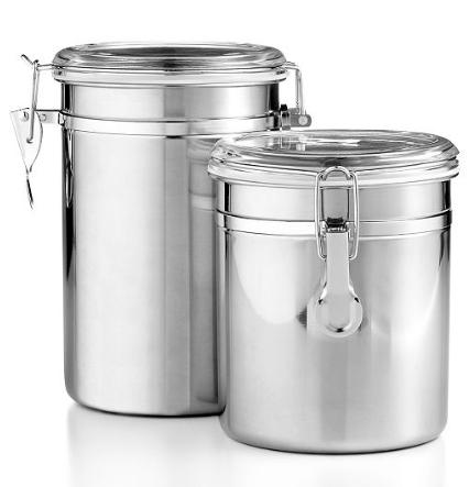 Martha Stewart Essentials Set of 2 Food Storage Canisters – Only $7.99!