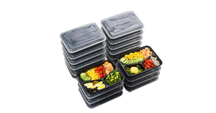 3 Compartment Meal Prep Food Containers – 20 Pack – Just $9.99!