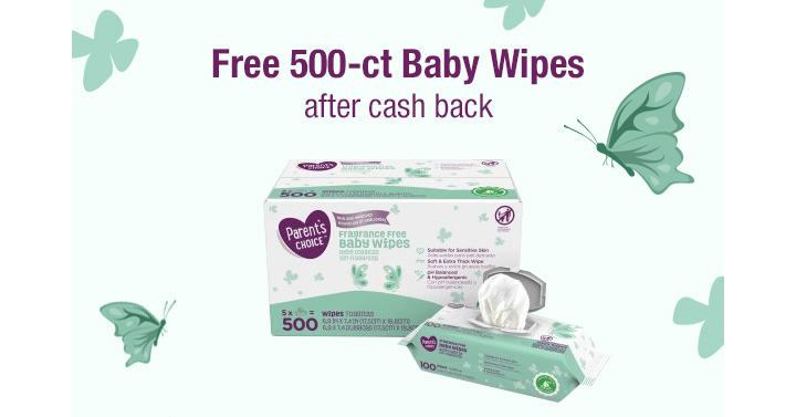 Another Awesome Freebie! Get FREE 500-ct Baby Wipes from TopCashBack!