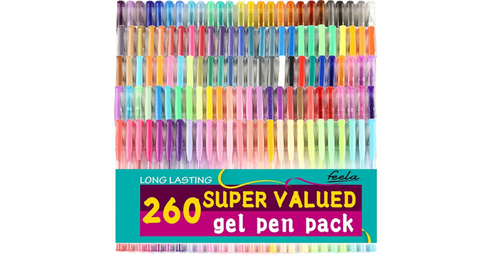 260 Colors Gel Pens Set – Just $16.97!