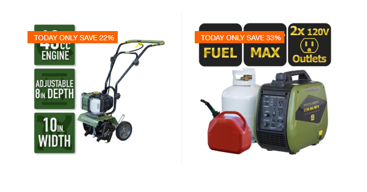 Home Depot: Take Up to 40% off Select Sportsman Generators and Outdoor Power Equipment!