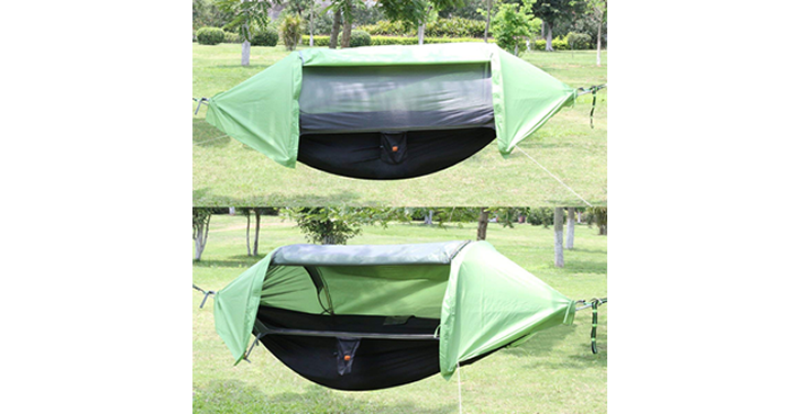 3 in 1 Hammock/Tent Shelter, Mosquito Net, Windproof, Rain Proof – Just $36.00!