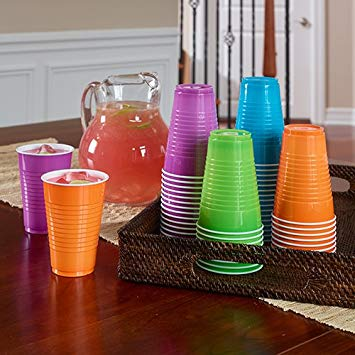 Hefty Party on Plastic Party Cups (Assorted Colors) 100 Count Only $5.88 Shipped!