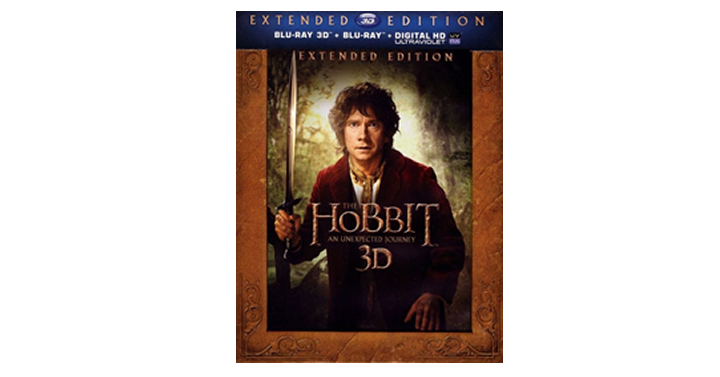 The Hobbit: An Unexpected Journey 3D Extended Edition Blu-ray – Just $14.99!