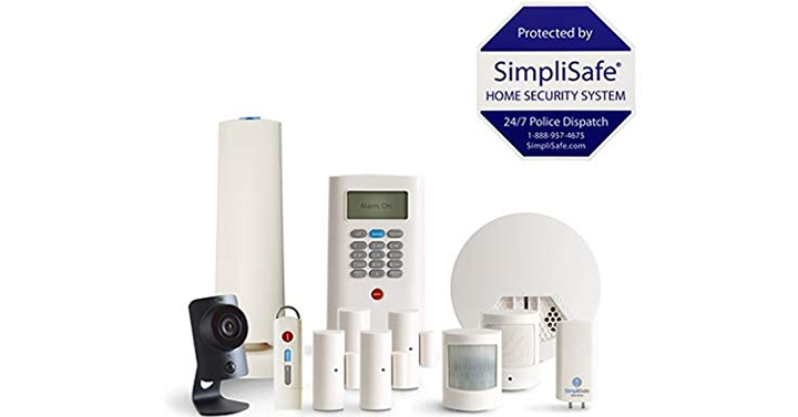 SimpliSafe 12-Piece Home Security System with HD Camera & Smoke Detector – Just $199.99!