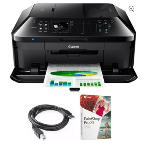 Canon PIXMA Wireless Inkjet Office All-In-One Printer w/ High Speed 6-foot USB Printer Cable & Corel Paint Shop Pro X9 for Only $99.99 Shipped! (Reg. $200)