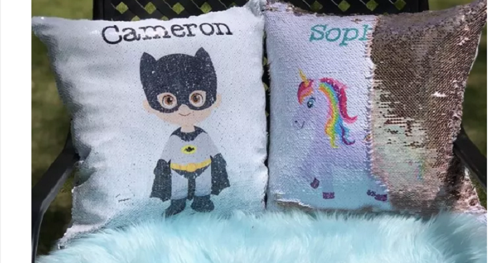 Personalized Sequin Pillowcases Just $15.99!