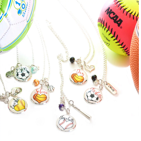 Jane: Personalized Sports Necklace Only $3.99!! (Reg. $18.99)