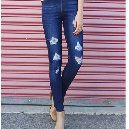 Jane: Distressed Jeggings – S-3X Only $18.99! (Reg. $39.99)