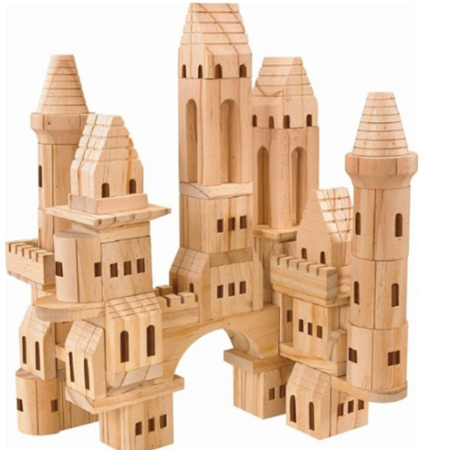 FAO Schwarz – Wood Castle Building Set for Only $14.99!