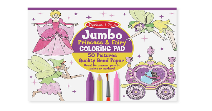 a & Doug Princess & Fairy Jumbo Coloring Pad Only $4.99! (Reg. $17)