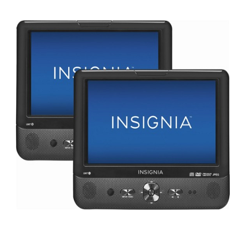 Insignia™ – 9″ Dual Portable DVD Players for Only $129.99! (Reg. $180)