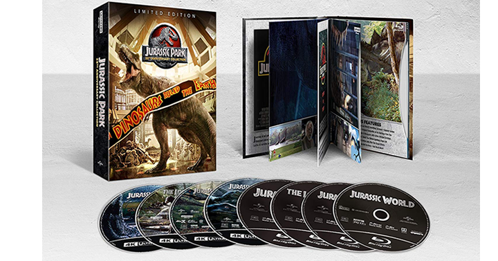 Jurassic Park 25th Anniversary Collection Blu-ray Box Set – $34.99!