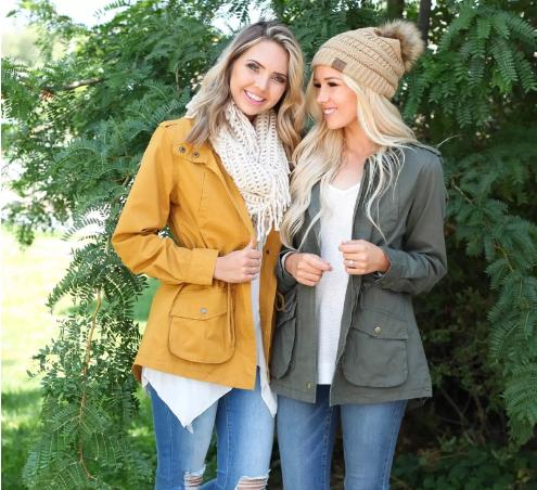 Luxe Utility Jackets – Only $23.99!