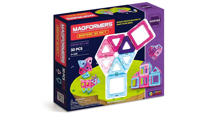 Magformers Inspire Set (30-pieces) Magnetic Building Blocks – Just $21.15!