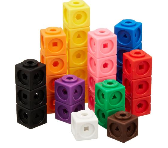 Learning Resources Mathlink Cubes, Educational Counting Toy, Set of 100 Cubes – Only $8.49!