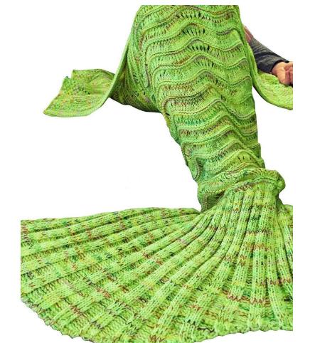 Handmade Wave Mermaid Blanket – Only $9.99!