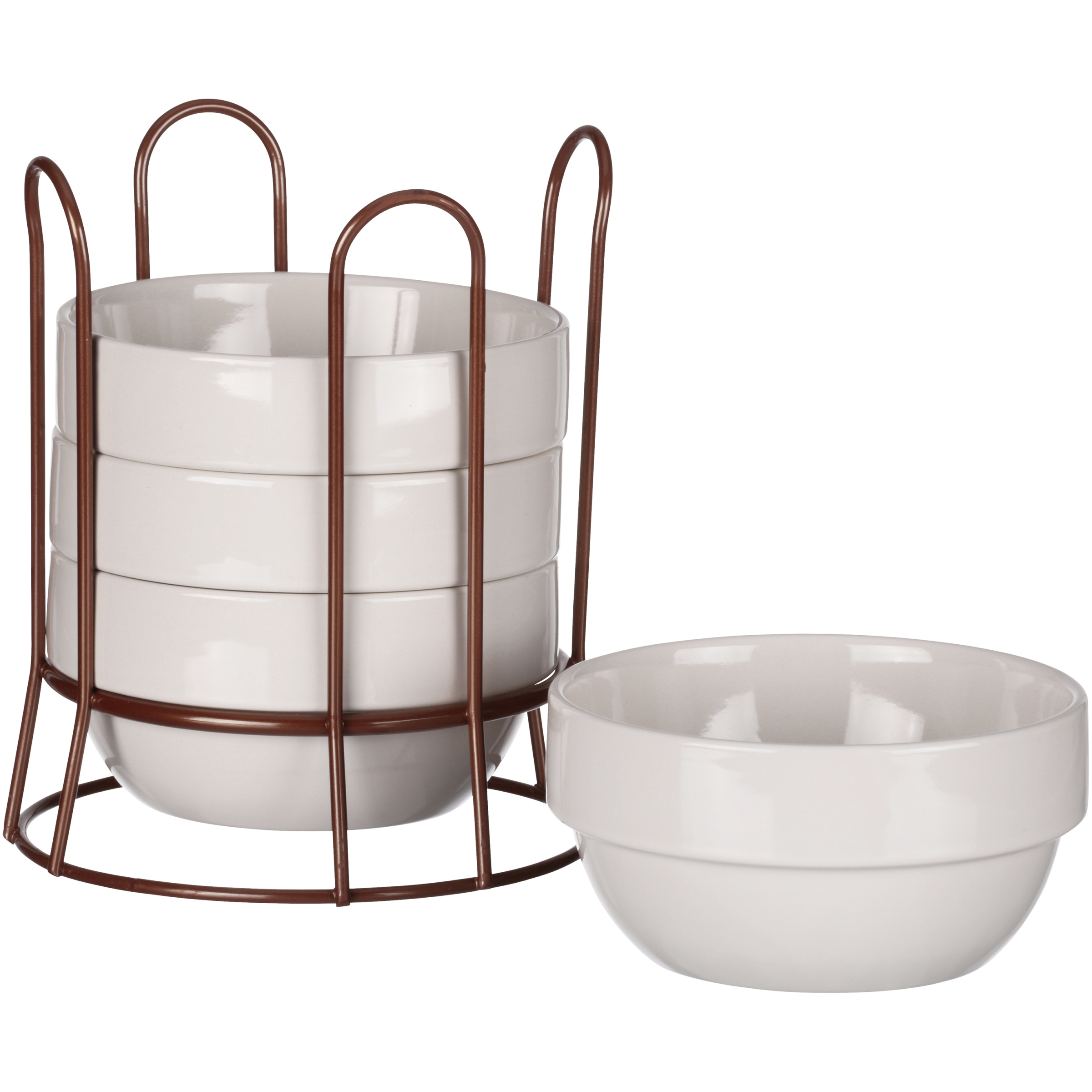 Mainstays 4 Piece Bowl with Copper Wire Rack Only $4.99! (Reg $14.86)