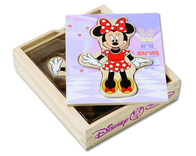 Melissa & Doug Disney Minnie Mouse Mix and Match Dress-Up Wooden Play Set – Only $3.99!