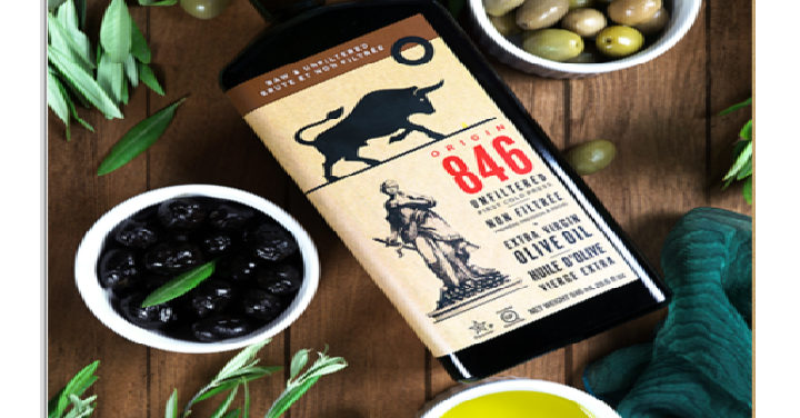 FREE Sample of Origin 846 Unfiltered Olive Oil!