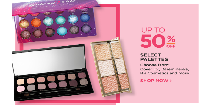 ULTA: Take up to 50% off Select Palettes! Prices Start at Only $12!