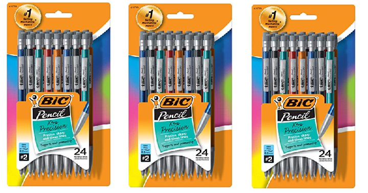 BIC Xtra-Precision Mechanical Pencil 24-Count Only $3.15! (Add-On)