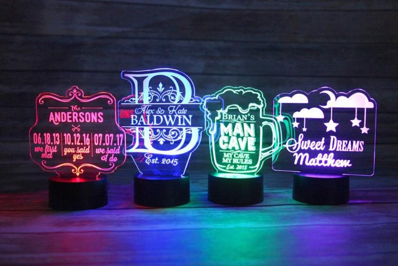Personalized LED Lamp – Only $19.99!