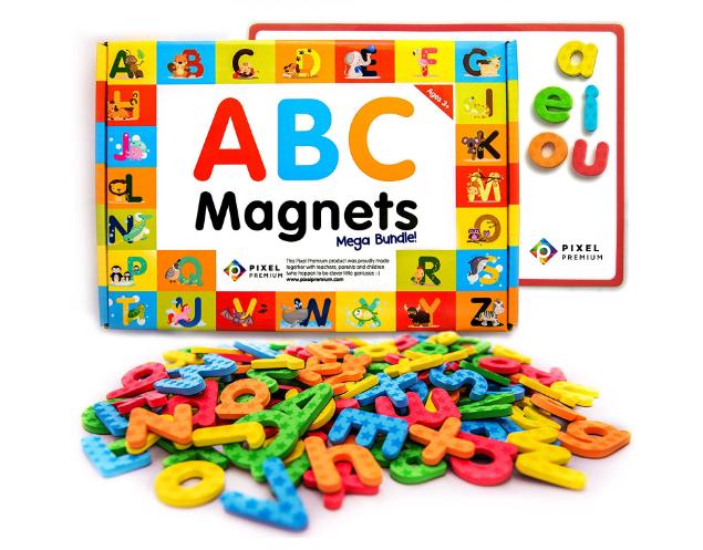 Pixel Premium ABC Magnets for Kids Gift Set – Only $15.99!