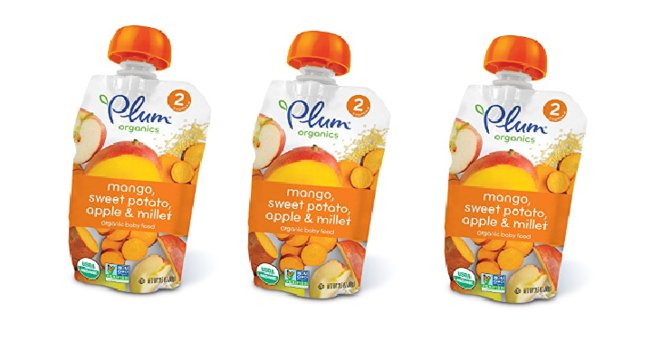 Plum Organics Stage 2, Organic Mango, Sweet Potato, Apple and Millet (Pack of 12) Only $6.20 Shipped!