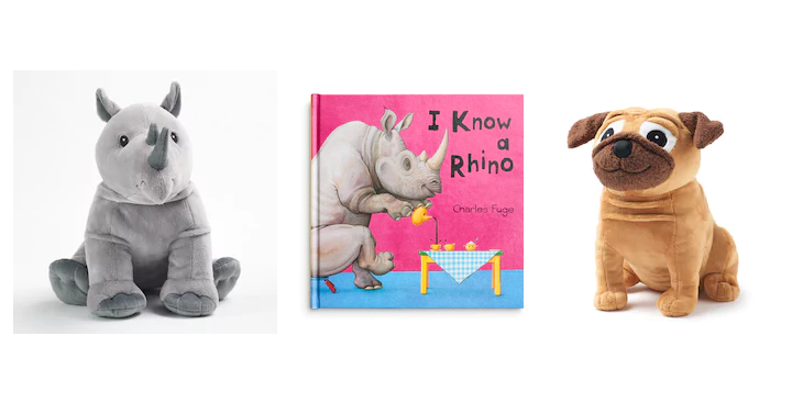 Kohl’s Cares: Plush Animals & Books Only $3.50 Each!
