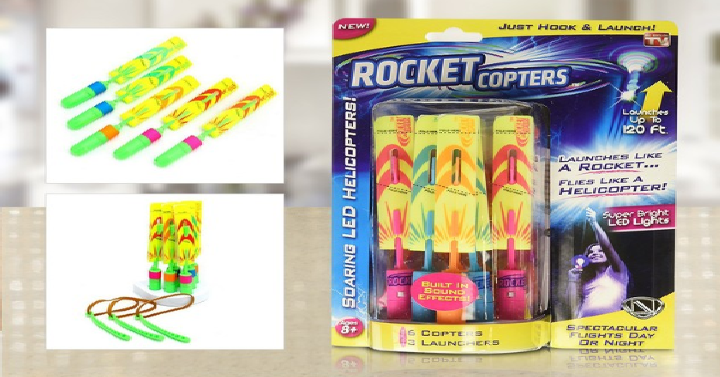 Rocket Copters LED Slingshot Helicopters (As Seen On TV) Only $9.49 Shipped!