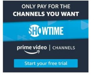 FREE 7 Day Showtime Trial from Amazon!