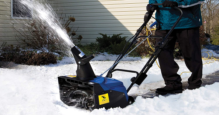 Snow Joe Ultra 18inch 15Amp Electric Snow Thrower Only $159.47!
