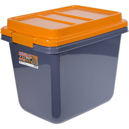 Hefty HI-Rise Heavy Duty Storage Bins (32 Quart) Orange/Gray Only $5.83!