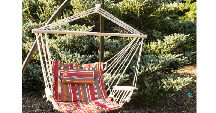 Backyard Expressions Deluxe Hammock Chair Only $26.77! (Reg. $35)