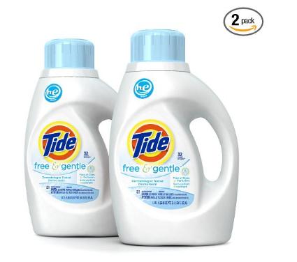 Tide Free HE Liquid Laundry Detergent, 50 oz (Pack of 2) – Only $9.48!
