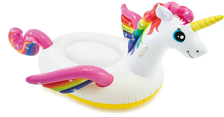 Intex Unicorn Inflatable Ride-On Pool Float – Just $16.73!  