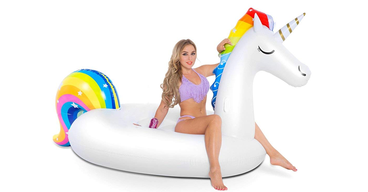 Giant Unicorn Pool Float – Just $20.78!  