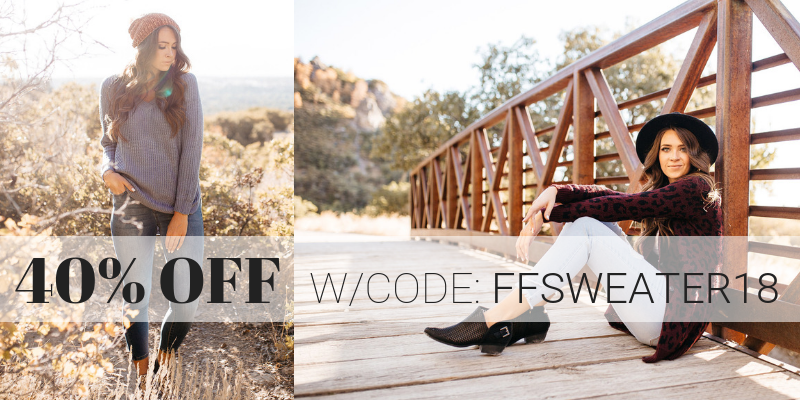 Fashion Friday! Fun Fall Sweaters – 40% off! Plus FREE shipping!