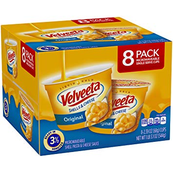 Kraft Velveeta Microwave Shells & Cheese Cups Only $5.33 for Eight!