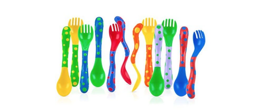Nuby 4 Pack Spoons and Forks Only $2.77! (Not an Add-On!)