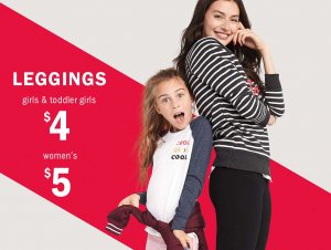Old Navy: Take An Additional 10% Off Everything Today Only! Plus, $4 Leggings For Girls and $5 Leggings For Women!