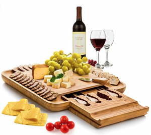 Bamboo Cheese Board with Cutlery Set Just $49.99! (Reg. $79.99)